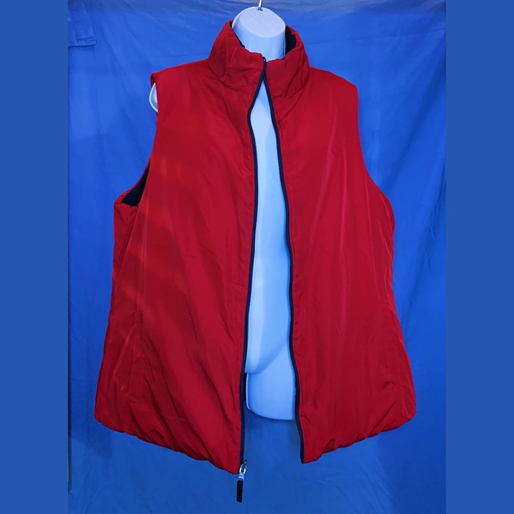 reversible puffer vest main image 1